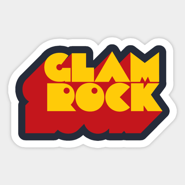 Glam Rock Sticker by LondonLee